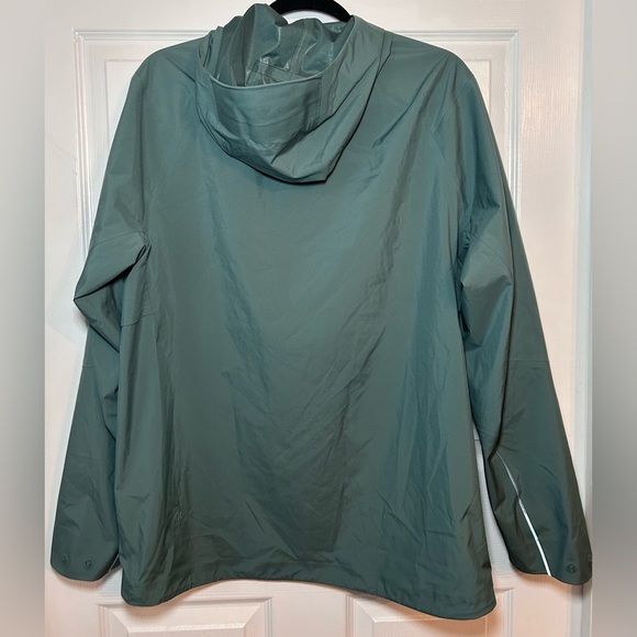 Lululemon Men’s Waterproof Full-Zip Rain Jacket-Medium Forest Green/Small - Picture 7 of 15